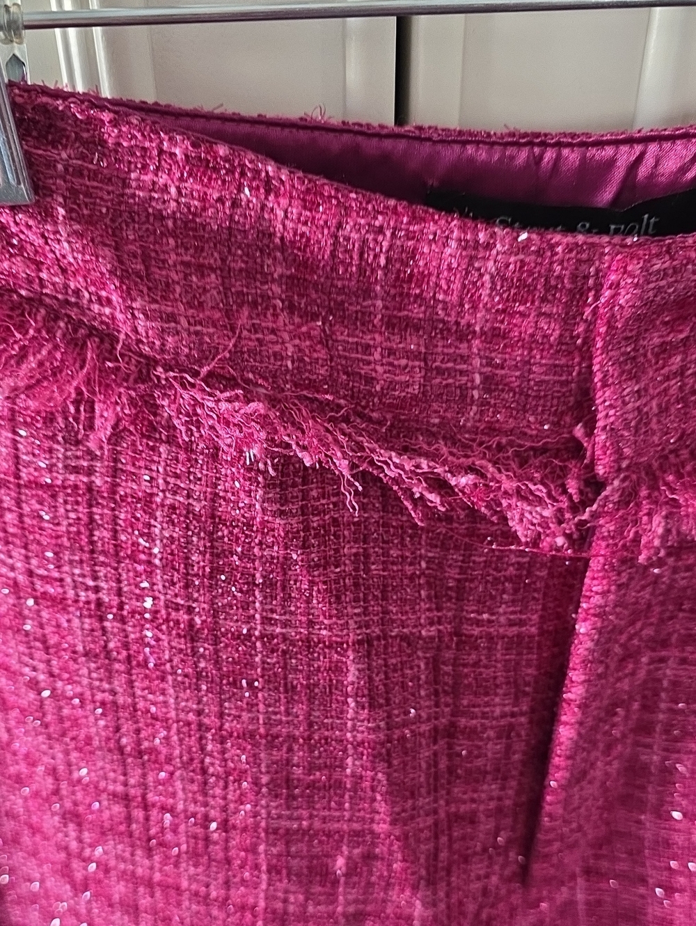 NWT BOUTIQUE | Pink Power Tweed Pant Set - Picture 5 of 8